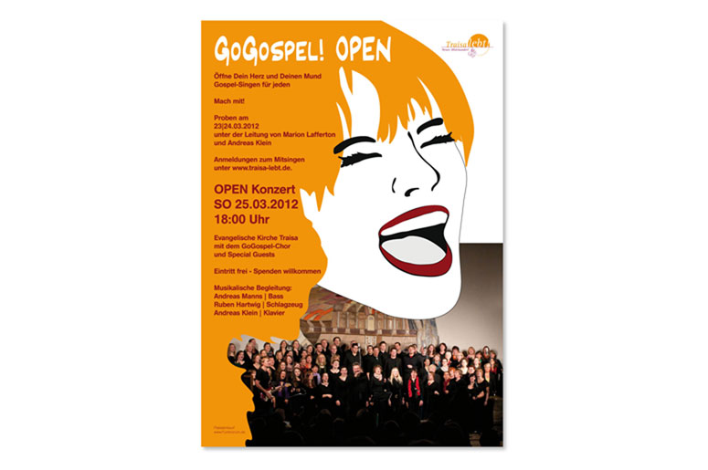 Plakat Gospelchor MÃ¼hltal Traisa
